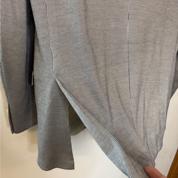 Ermenegildo Zegna Silk Cotton Striped Stretch Sport Coat - Picture 7 of 12